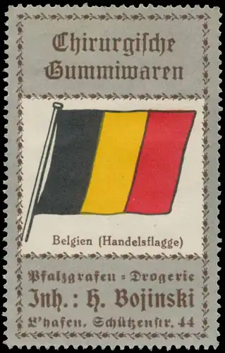 Belgien Handelsflagge