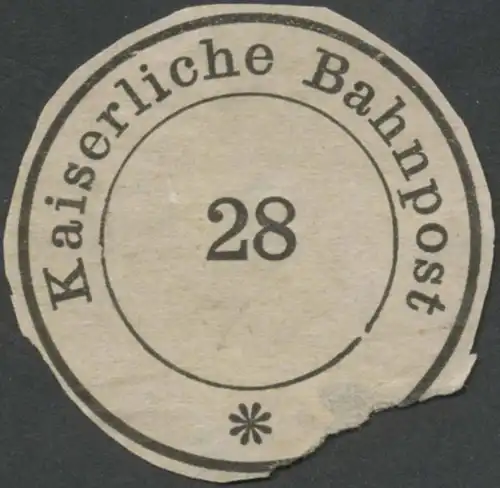 K. Bahnpost 28