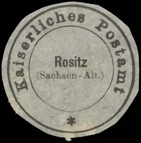 K. Postamt Rositz (Sachsen-Anhalt)
