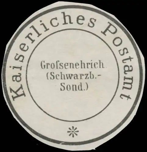 K. Postamt Grofsenehrich (Schwarzburg-Sondershausen)