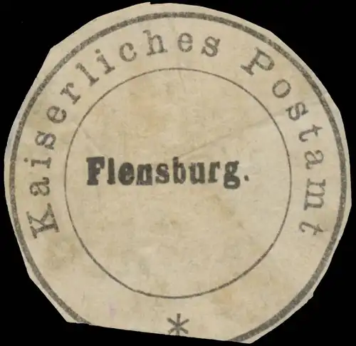 K. Postamt Flensburg