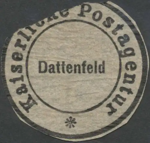 K. Postagentur Dattenfeld