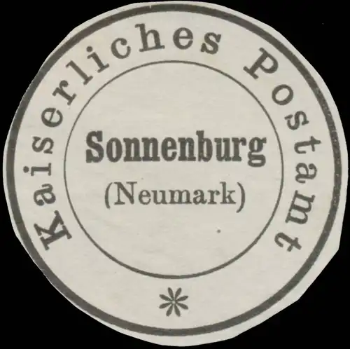 K. Postamt Sonnenburg (Neumark)