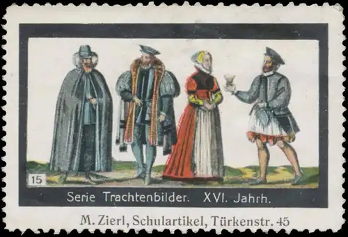 Tracht XVI. Jahrhundert Bild 15