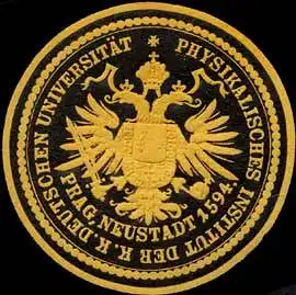 Physikalisches Institut der k.k. deutschen UniversitÃ¤t Prag, Neustadt 1594