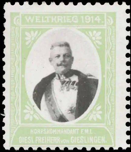 Korpskommandant Giesl Freiherr von Gieslingen