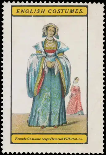 Female Costume reign Heinrich VIII (Holbein)