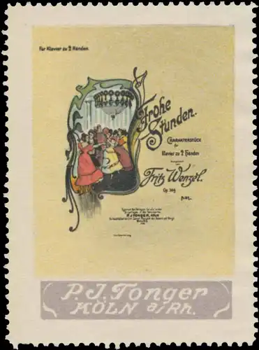 Frohe Stunden von Fritz Wenzel