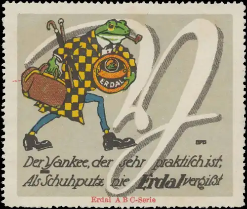 Erdal Frosch Buchstabe Y
