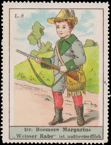 Junge auf Jagd