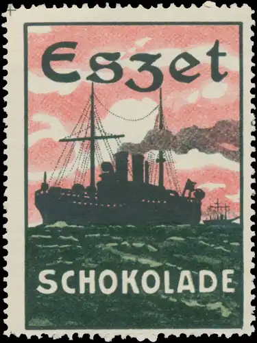 Schiff - Dampfer - Eszet Schokolade