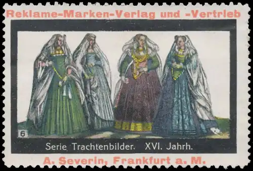 Tracht im XVI. Jahrhundert