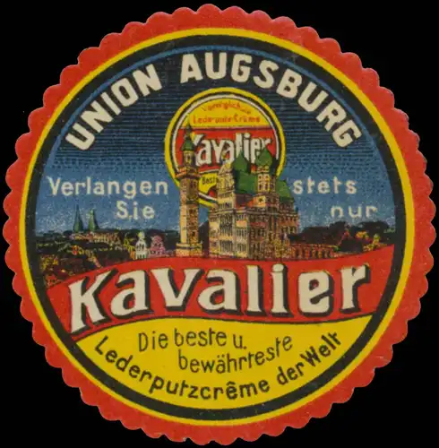 Verlangen Sie stets nur Kavalier Lederputzcreme