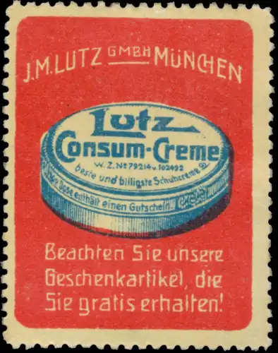 Lutz Consum-Creme