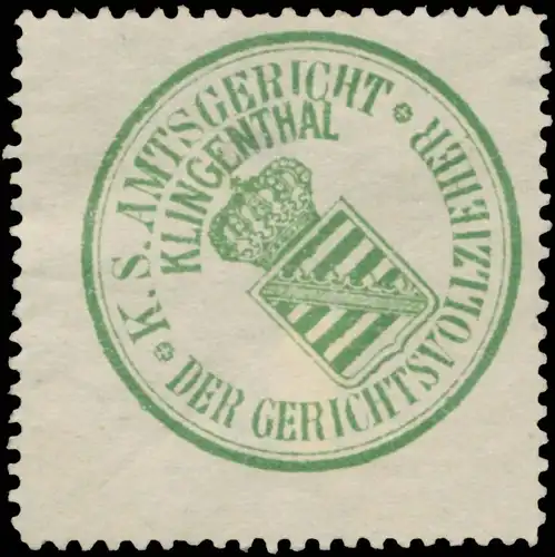 K.S. Amtsgericht Klingenthal - Der Gerichtsvollzieher