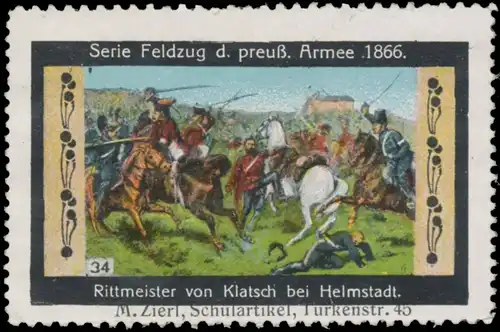 Rittmeister von Klatsch bei Helmstadt