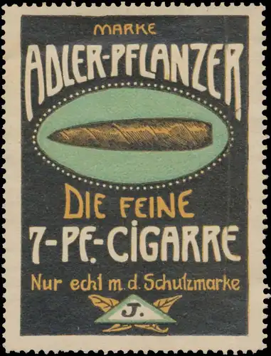 Zigarren Marke Adler-Pflanzer