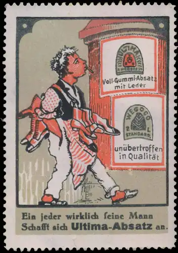 Ein jeder wirklich feine Mann schafft sich Ultima-Absatz an