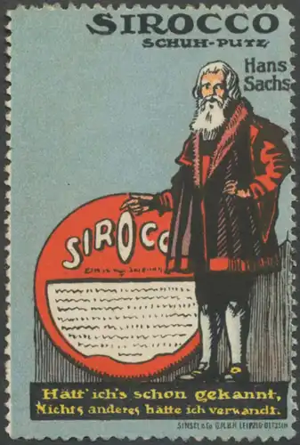 Hans Sachs - Sirocco Schuhputz