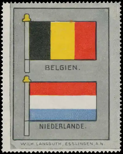 Belgien - Niederlande Flagge