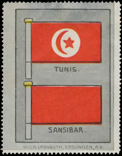Tunis - Sansibar Flagge