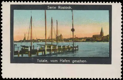 Totale vom Hafen gesehen