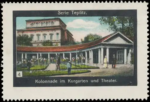 Kolonnade im Kurgarten und Theater