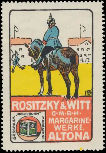 Offizier auf Pferd
