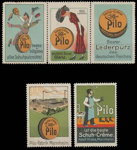 Pilo Schuhcreme Sammlung