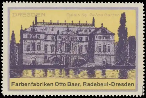 Palais Kgl. Grosse Garten in Dresden
