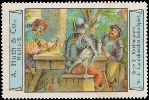 Landsknechte beim Spiel