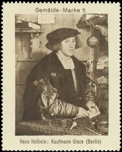 Hans Holbein: Kaufmann Gisze (Berlin)