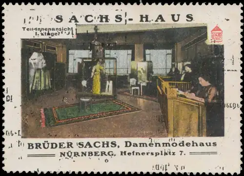 Sachs Haus Teil-Innenansicht I. Etage