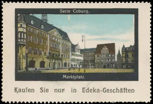 Marktplatz in Coburg