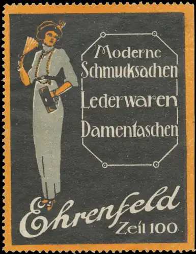 Moderne Schmucksachen, Lederwaren, Damentaschen