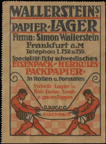 Wallersteins Papier-Lager