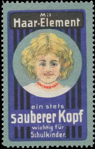 Mit Haar-Element ein stets sauberer Kopf