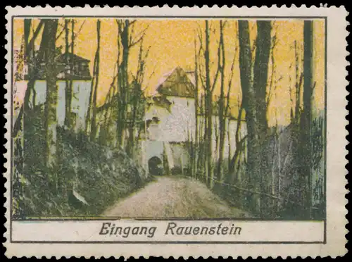 Eingang Burg Rauenstein