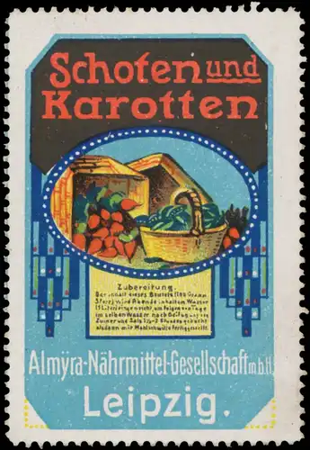 Schoten und Karotten