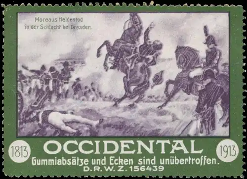 Moreaus Heldentod in der Schlacht bei Dresden