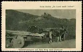 Balkentransport auf dem Weg nach Erzerum