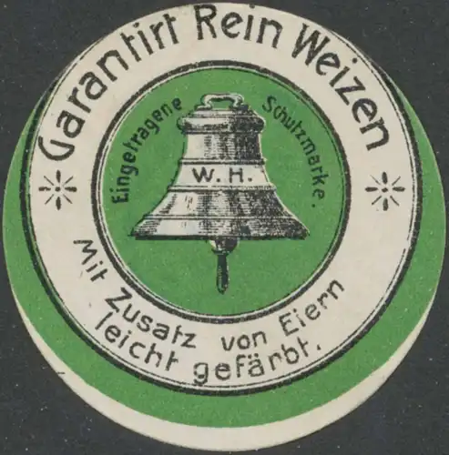 Glocken Nudeln garantiert rein Weizen