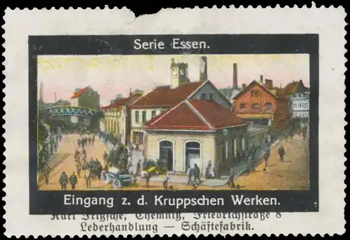 Eingang zu den Kruppschen Werken