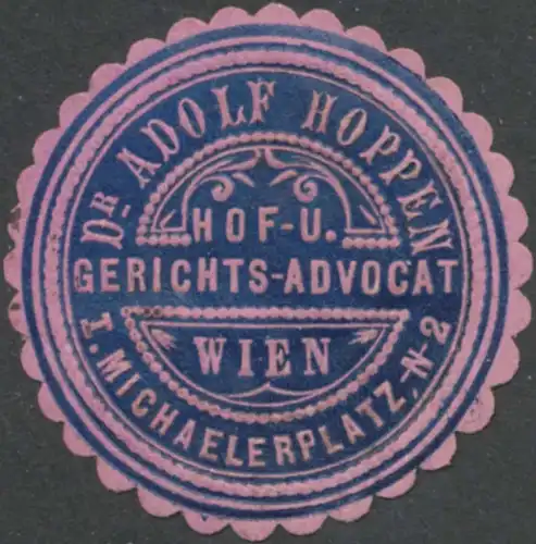 Hof- und Gerichts-Advokat Dr. Adolf Hoppen