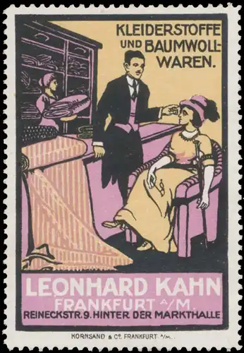 Kleiderstoffe und Baumwollwaren