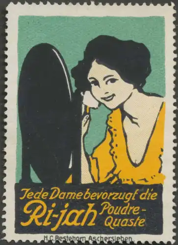 Jede Dame bevorzugt die Poudre-Quaste Ri-jah