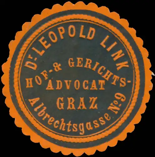 Hof- und Gerichtsadvokat Dr. Leopold Link