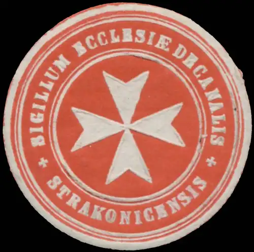 Sigillum ecclesie decanalis strakonicensis