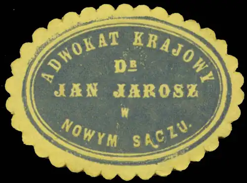 Advokat Dr. Jan Jarosz