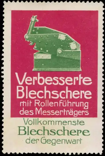 Verbesserte Blechschere